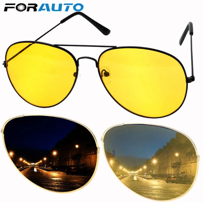 NightGuard Sunglass Aviator - Anti-glare Sunglasses Car Driver Night V –  Fast Find Shop